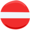 No Entry emoji on Messenger